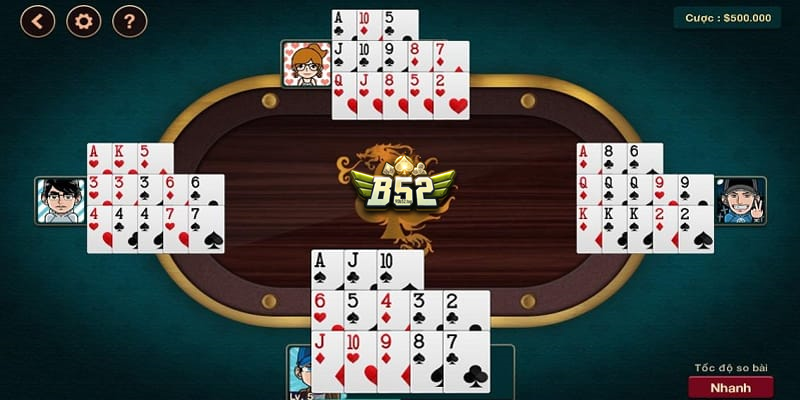 Mậu Binh trong sảnh game bài B52 club