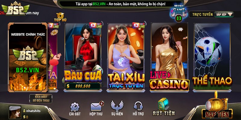 Chi tiết về Casino B52